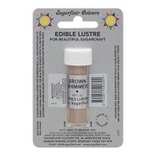 Picture of BROWN SHIMMER EDIBLE LUSTRE POWDER 2G
